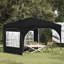 vidaXL Pop-up Party Tent 210D Oxford with Silver Coating Event Canopy Outdoor-126787346-126787342