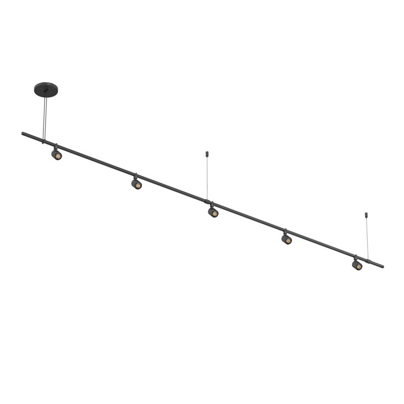 Lustre linéaire intégré à intensité variable 5 lumières DEL 3000K