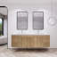 Ensemble de meuble-lavabo double mural 70,5 "Bensley-435992574