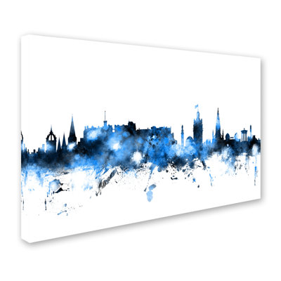 " Edinburgh Skyline White "