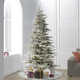 Flocked Sierra Fir Artificial Christmas Tree