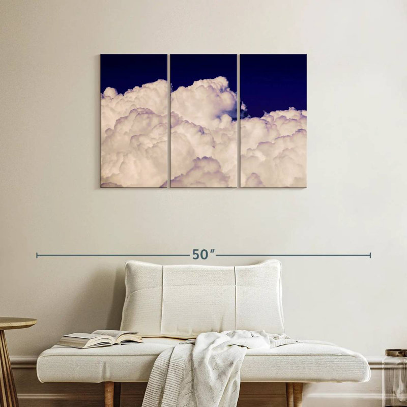 Alvord Fluffy Clouds, 24" H x 38" W