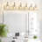 6-Light Vintage Nickel Vanity Light, Flower Glass Shade Bathroom Over Mirror Lighting Fixture-1619792722-1619792730