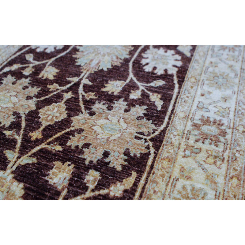 Chemin de table beige de haute qualité noué à la main Ziegler