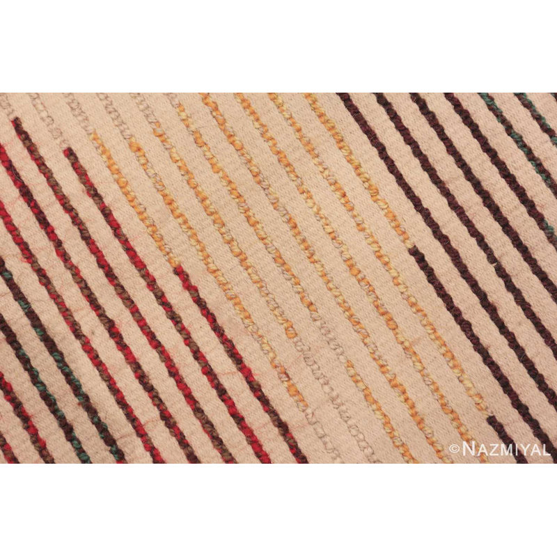Scandinavian One-of-a-Kind Round 6' X 6' Area Rug