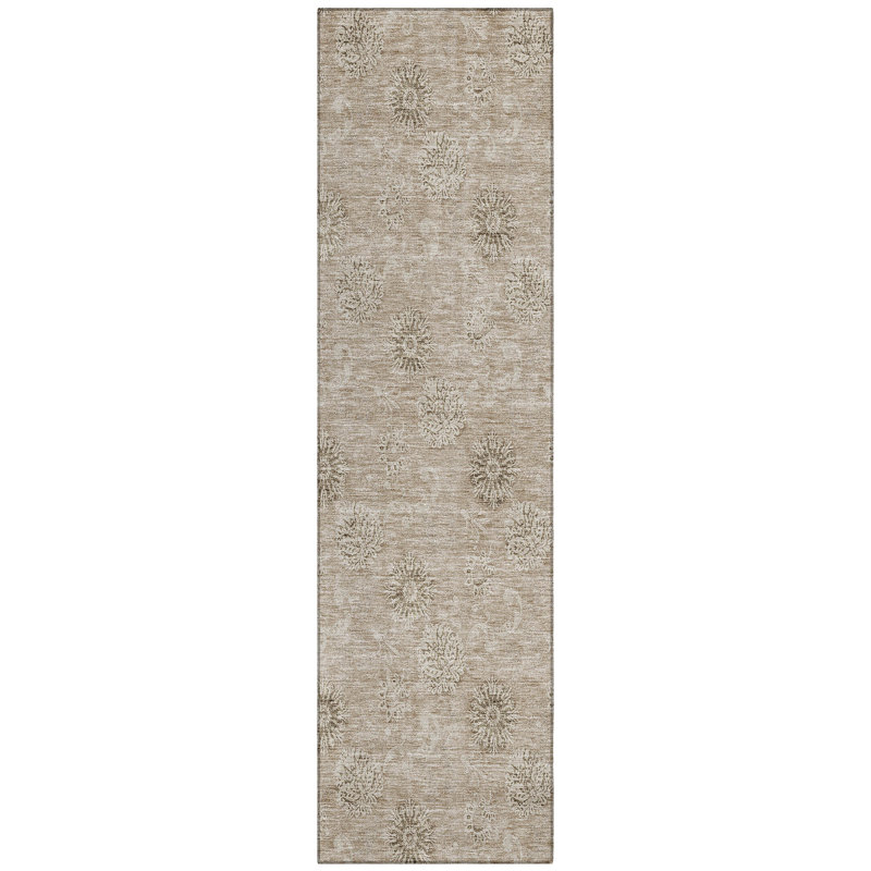 Leis Floral Indoor Rug, Runner 2'3" x 7'6"