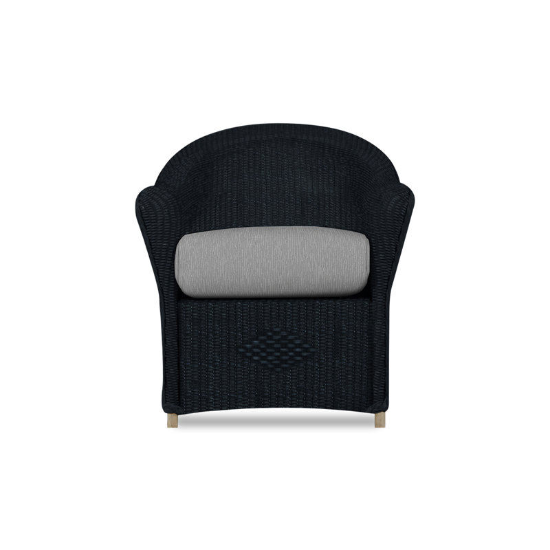 Reflections Outdoor Dining Armchair, Ebony, Remy Pebble