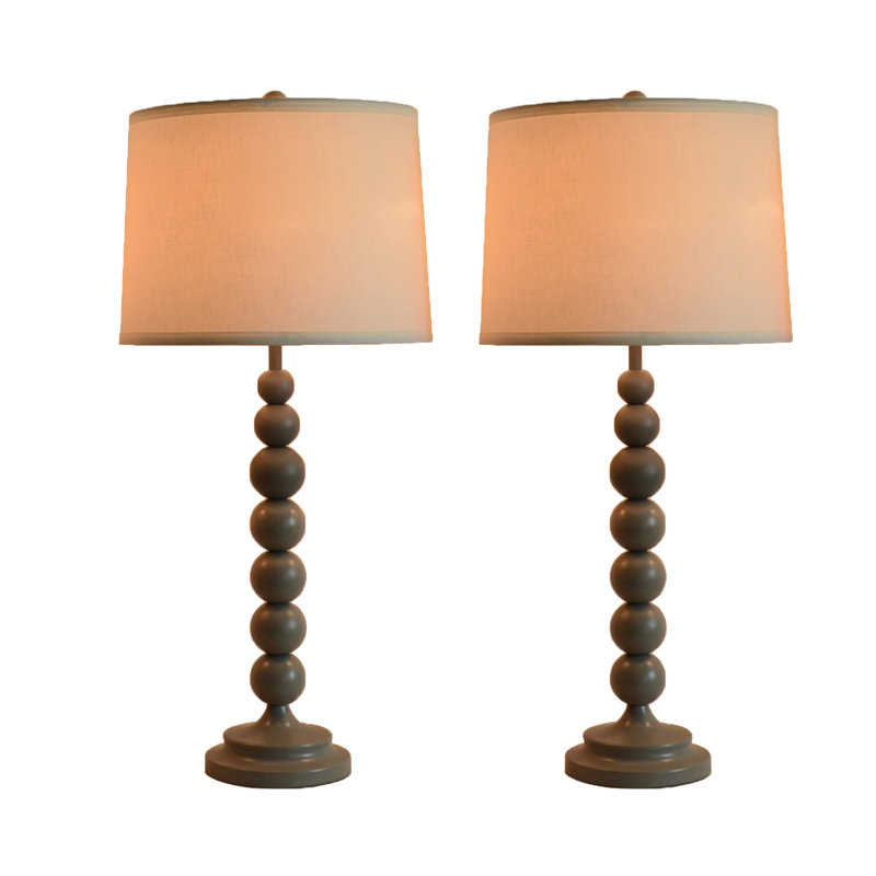 Ferrin Metal Table Lamp, Gray