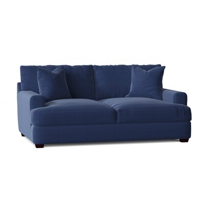 Emilio 65"" Recessed Arm Loveseat With Reversible Cushions -  Wayfair Custom Upholstery™, B89DA79AC20B420EB9313A54578AD0FF