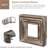 Mekela 4 Piece Solid Wood Floating Shelf-630830387