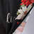 Poinsettia Feliz Kitchen Curtain Set