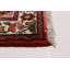 Tapis rouge en laine noué à la main 3 pi 5 po x 4 pi 9 po Andelz