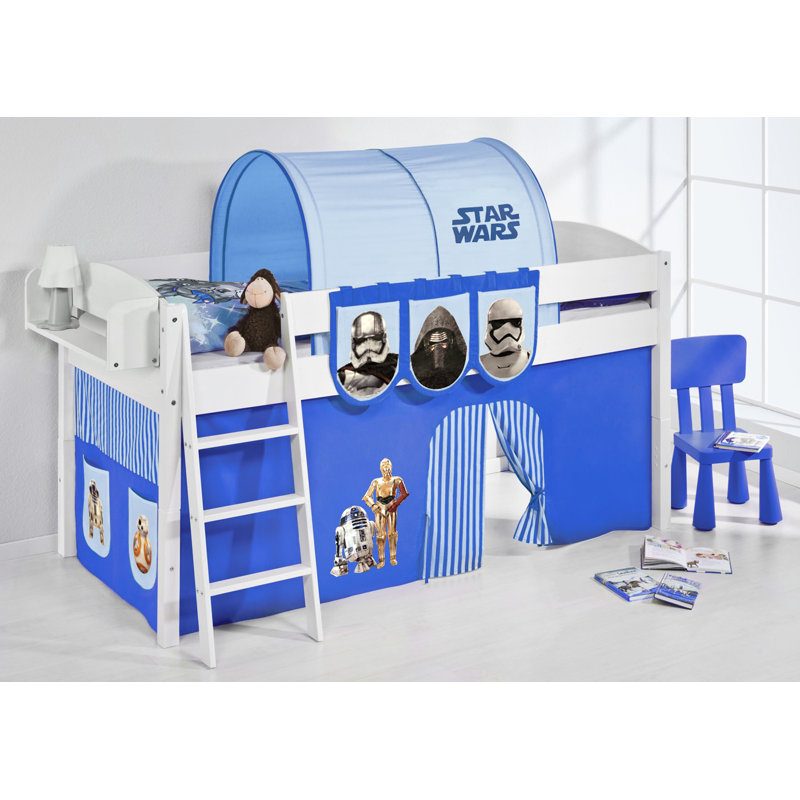 Star Wars Kids EU Single - 90 X 200 Cm Loft Bed, Blue