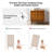Kuriko 32" Tall 2-Solid Wood Door Accent Cabinet with Adjustable Shelves-1495802454