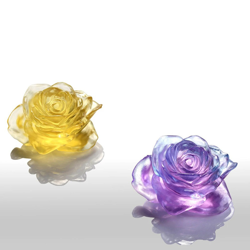 Crystal Rose Flower, "Amorous World"