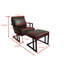 Fauteuil inclinable standard en cuir de 24,41 po de largeur-1720842597