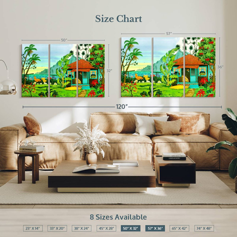 Gillard Island Getaway Home, H 32 po x l 50 po