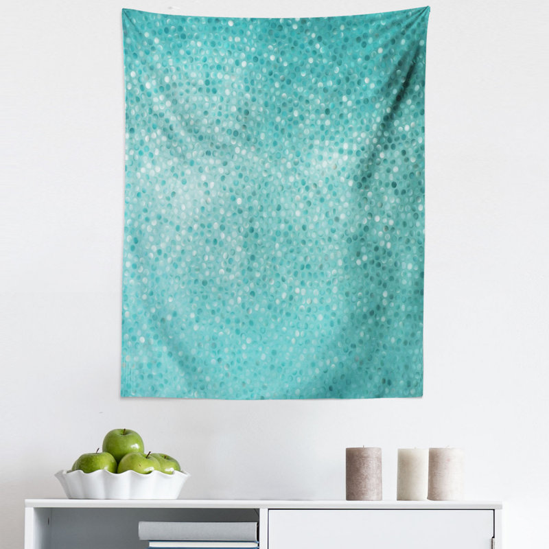 Small Dot Tiles Shape Simple Classical Creative Design Tapestry, 71.12cm H x 58.42cm W