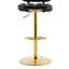 Tabouret de comptoir pivotant rembourré Vesta-752137891-752137889