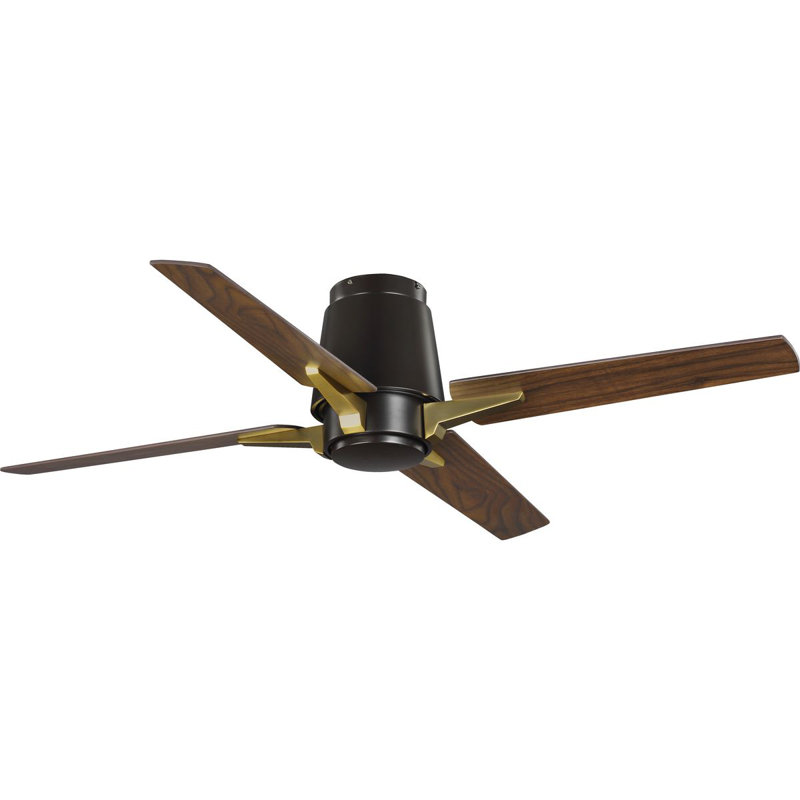 Lindale 52'' Ceiling Fan, Architectural Bronze with Brown Blades