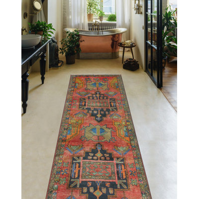 Khylar Distressed Areta Rust Runner