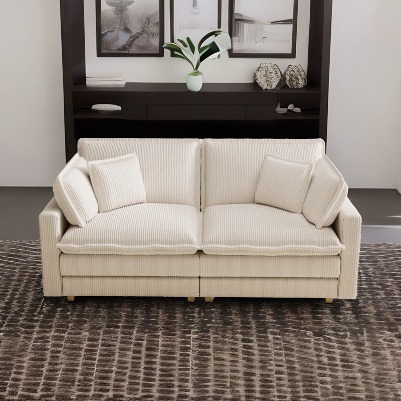 Canapé modulaire 2 places, Beige
