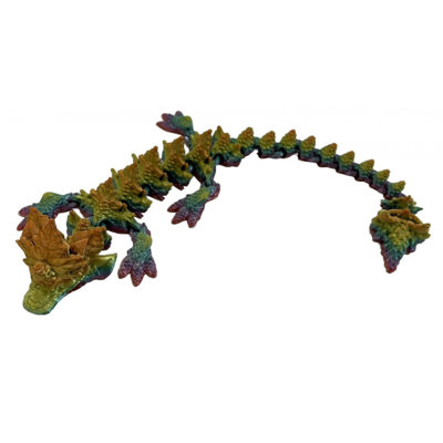 Figurine de dragon d'automne imprimée en 3D