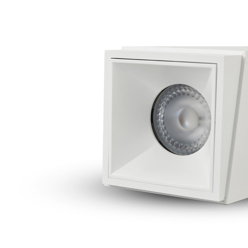 Node 3.25-in Square Integrated LED ETL Certified Surface Mounted Downlight, Beam Angle 33, White
