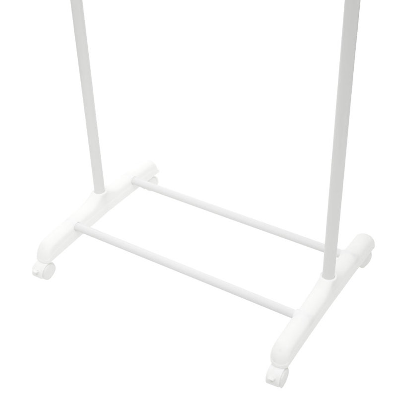 Charron 63cm Rolling Clothing Rack, White