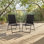 Ensemble de 2 chaises pliantes Simon