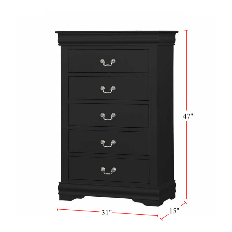 Commode 5 tiroirs Alixs
