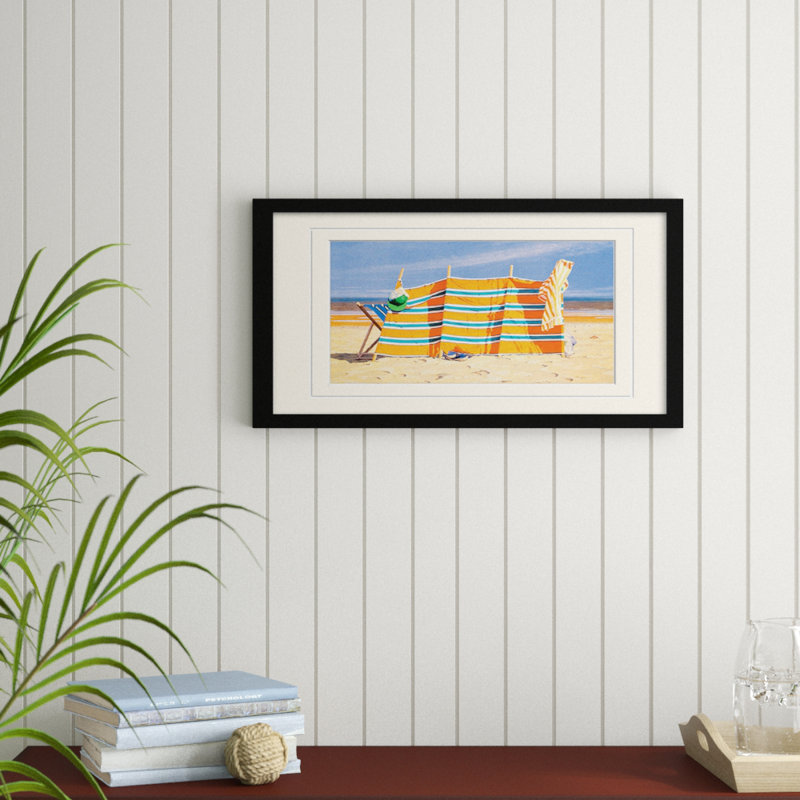Jonathan Sanders - Print, 30cm H x 40cm W, Black Frame, Yellow