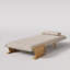 Canapé-lit rembourré convertible, chaise-lit réglable 3-en-1-1684675558