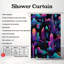 Rideau de douche Cyber Metropolis - Premium-873943295