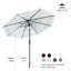 Parasol de marché avec manivelle 9,00 po Shizuko