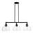 Virden 3 - Light Steel Dimmable Kitchen Island Geometric Chandelier-252646310