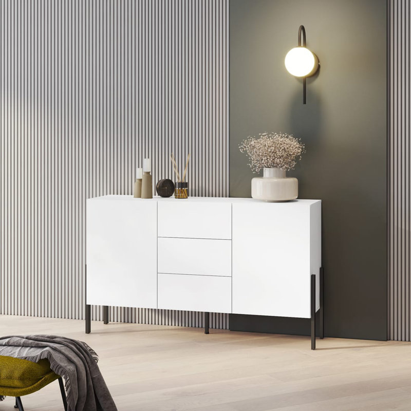 Audon 154cm Sideboard, White
