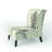 Paris Hotel Bathroom IV - Traditional Upholstered Slipper Chair