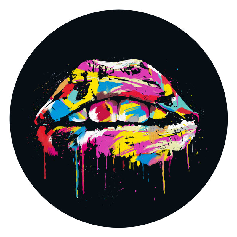 Abstract Non-Wall Damaging Wall Decal