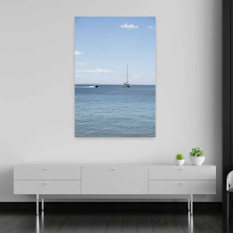 Art contemporain, art côtier d'été, H 60 po x l 40 po