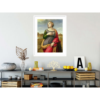 St. Catherine of Alexandria by Raphael -Framed Giclee Print
