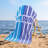 Dalhart Striped Superior Cotton Fuzzy Velour Terry Large Oversized Beach Towel-790909083
