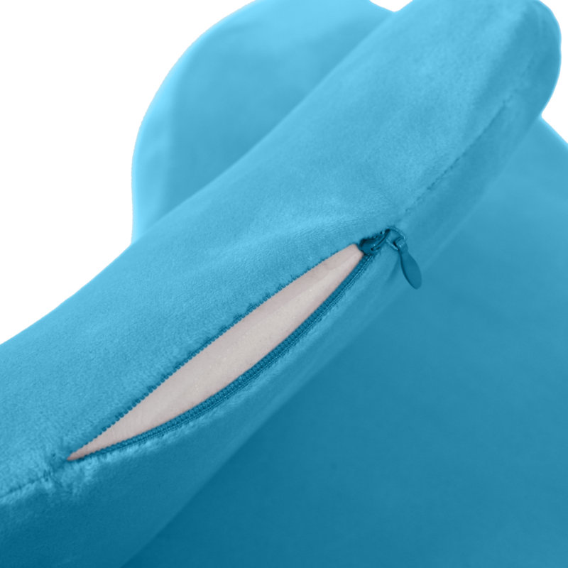 Coussin ergonomique de soutien et de posture de la colonne vertébrale ergonomique - Bleu, Blue