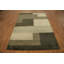 Tapis géométrique moderne en laine de style Gabbeh 6 x 8