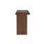 Table d'appoint de canapé moderne à deux tons - grain de bois noir et bois de noyer Grain de bois console d'entrée multifonctionnelle avec tablettes de rangement ouvertes à 2 niveaux pour le salon, le couloir et la chambre à coucher