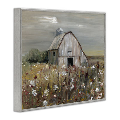 Paysage de ferme naturelle, estampe numérique de Sally Swatland