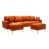 100 % polyester orange est en rupture de stock