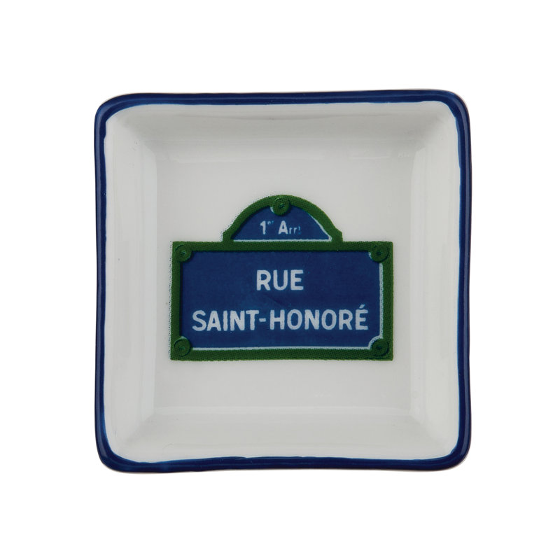 Grand Tour Paris Trinket Dish Rue Saint Honore
