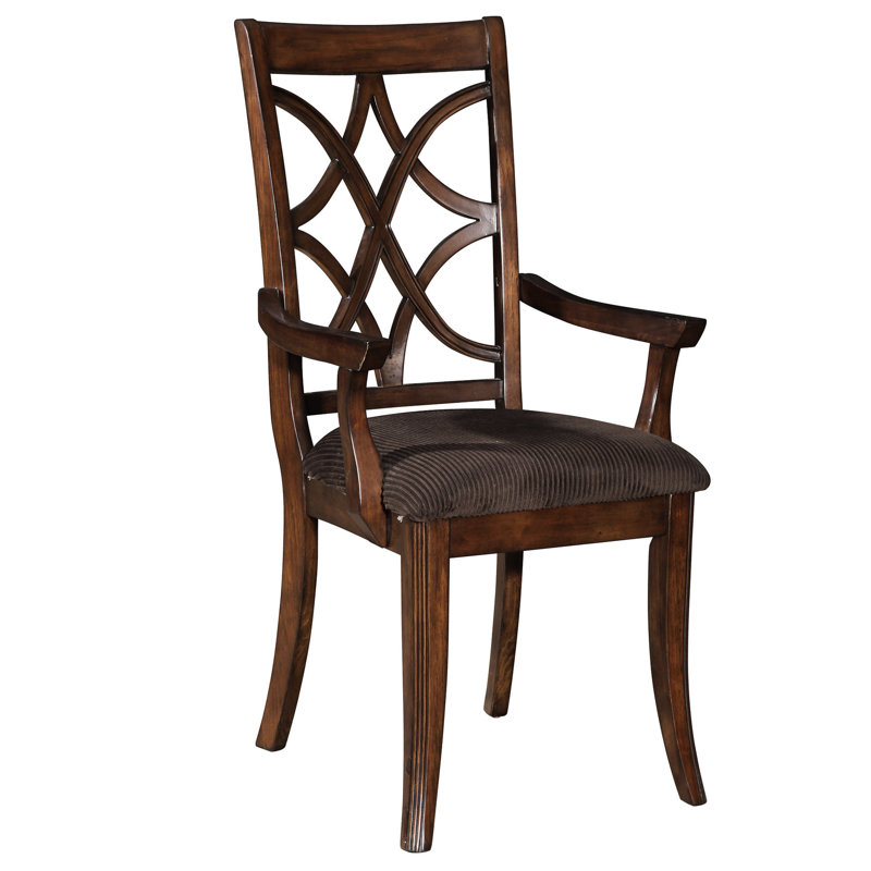 2 chaises d'appoint de salle à manger en microfibre brune - Finition bois de noyer foncé, confort de 2 noyer, microfibre, sophistication