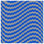 Tapisserie murale à motif zigzag bleu gris - Décoration murale zigzag